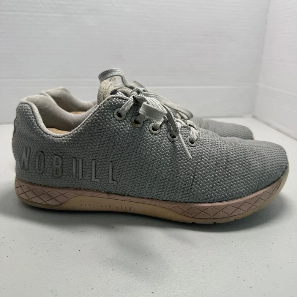 CrossFit‎ Training Women Size 8 NOBULL SuperFabric Trainer Grey Gum Sole Shoes